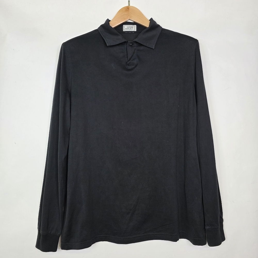 Gianni Versace Long sleeves polo shirt